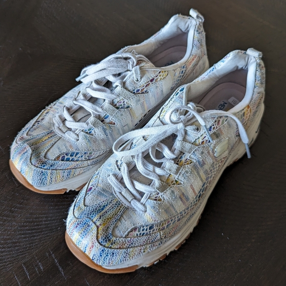 SKECHERS leather D LITES sneakers shoes 10 - Picture 3 of 10